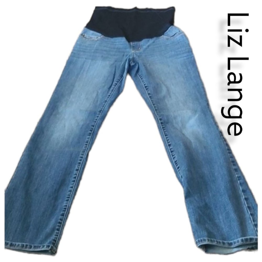 Liz Lange Maternity Size 8 Boot Cut Denim Jeans